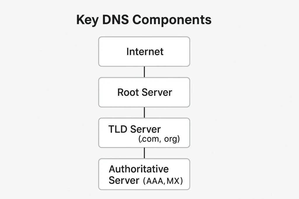 What is DNS?: Ultimate Guide to Domain Name System in 2025 2 DNS-Key-Components
