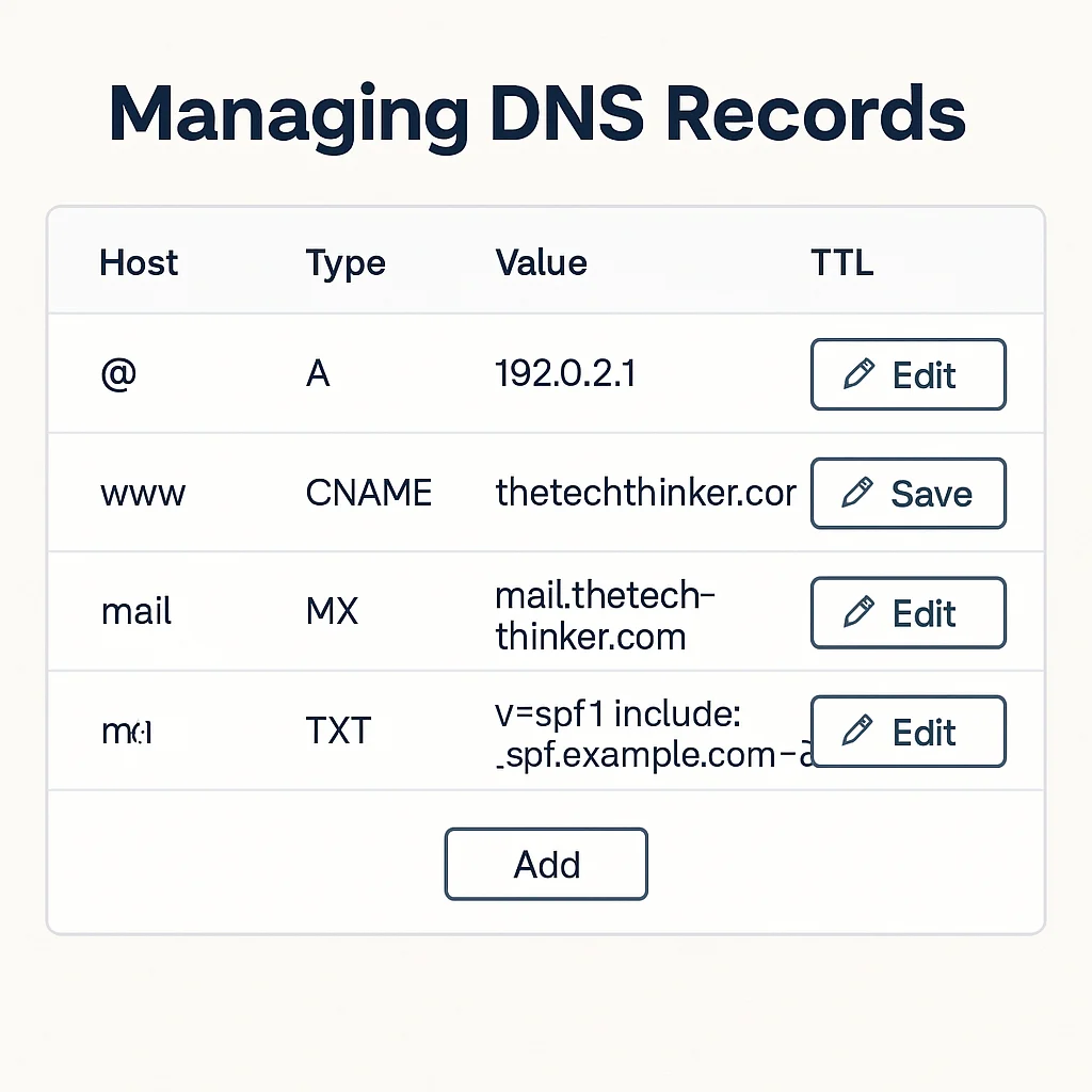 What is DNS?: Ultimate Guide to Domain Name System in 2025 5 Managing-DNS-Record