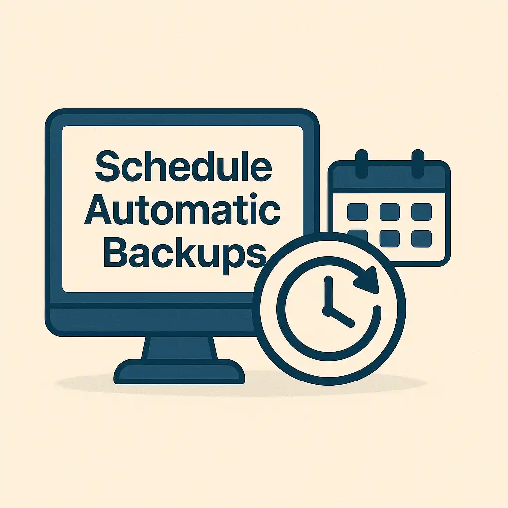 Schedule Automatic Backups