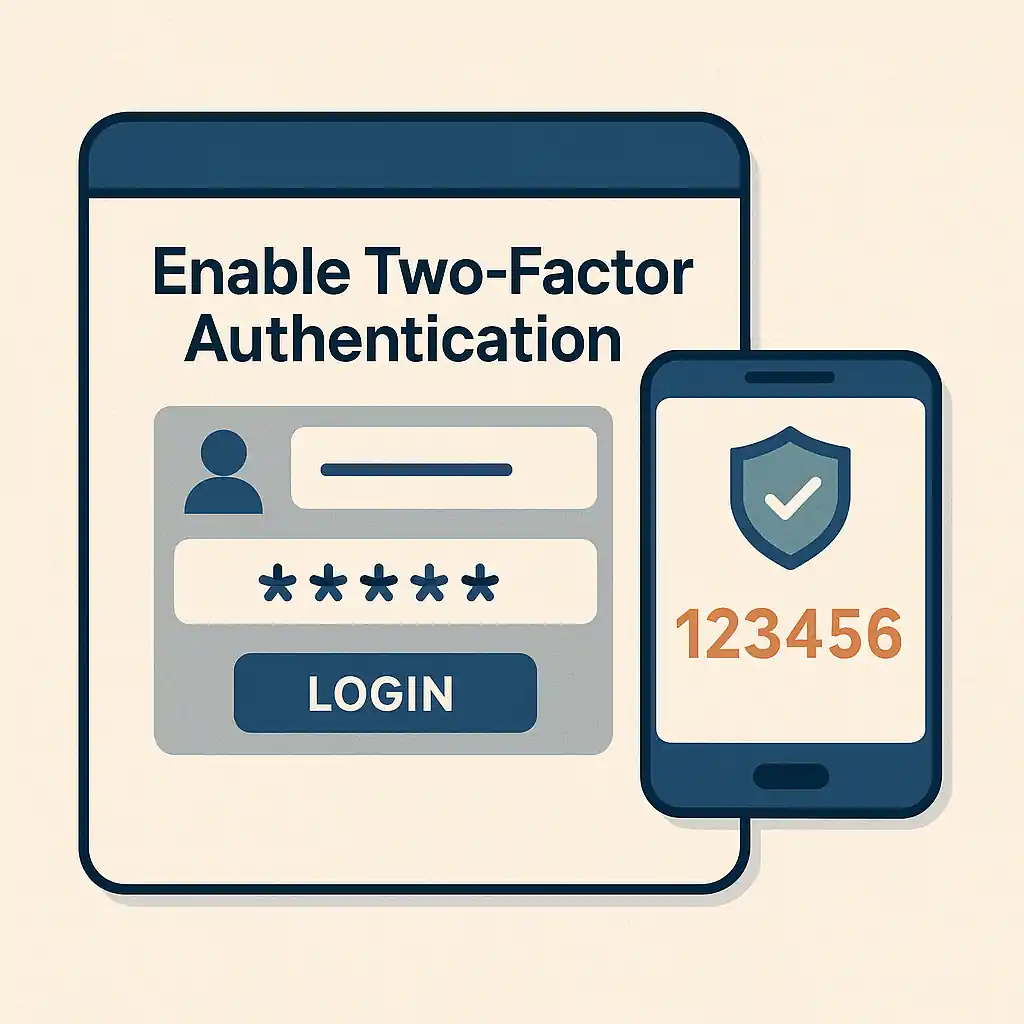 Enable Two-Factor Authentication (2FA)