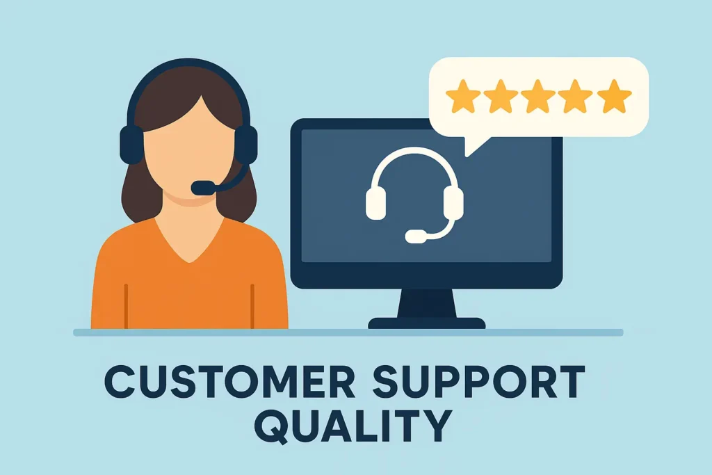 Customer Support Quality-How to choose best web hosting 