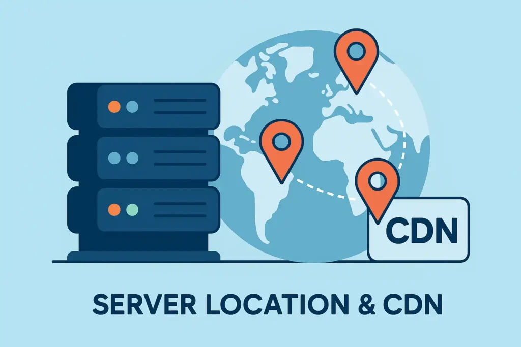 Server location and CDN-How to choose best web hosting 