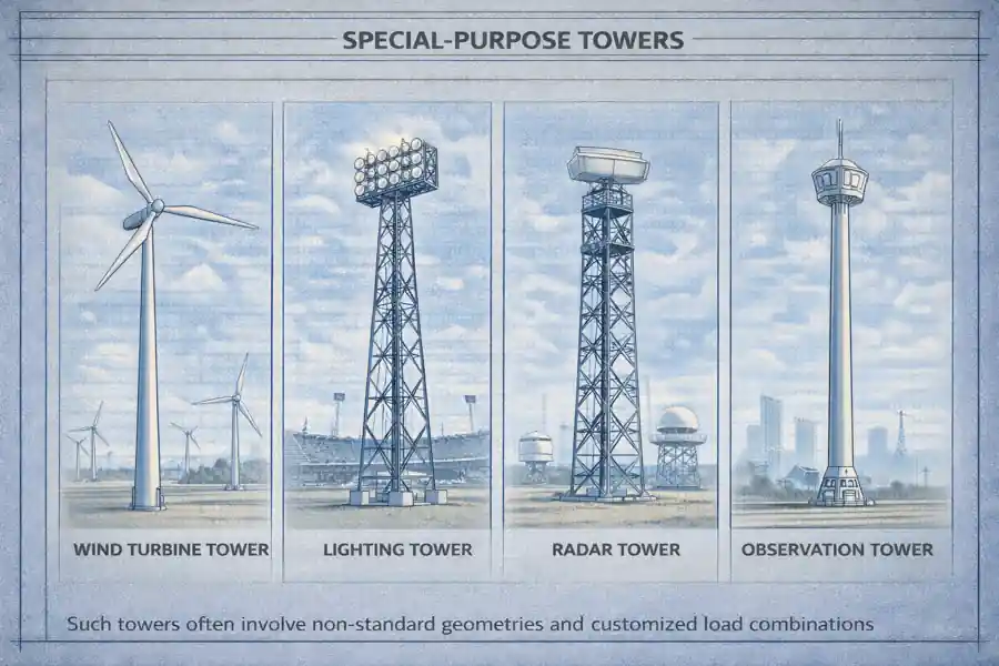 Tower Engineering Guide: 9 Powerful Tower Design Principles 8 Special-Purpose Towers
