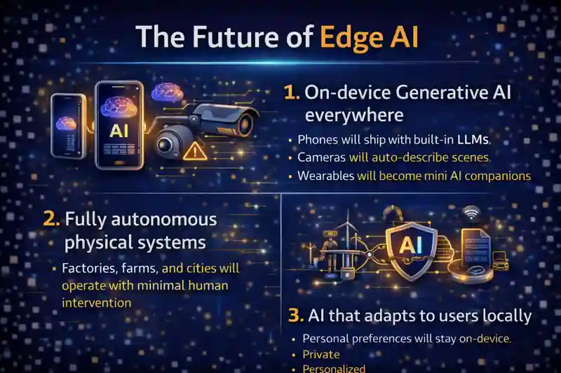 Edge AI : 9 Powerful Trends Driving Real-Time Intelligence 13 The Future of Edge AI