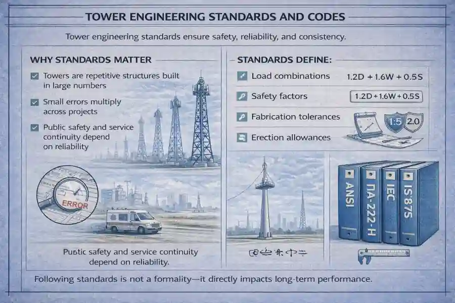 Tower Engineering Guide: 9 Powerful Tower Design Principles 10 Tower Engineering Standards and Codes