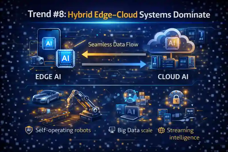 Edge AI : 9 Powerful Trends Driving Real-Time Intelligence 10 Hybrid Edge–Cloud Systems Dominate