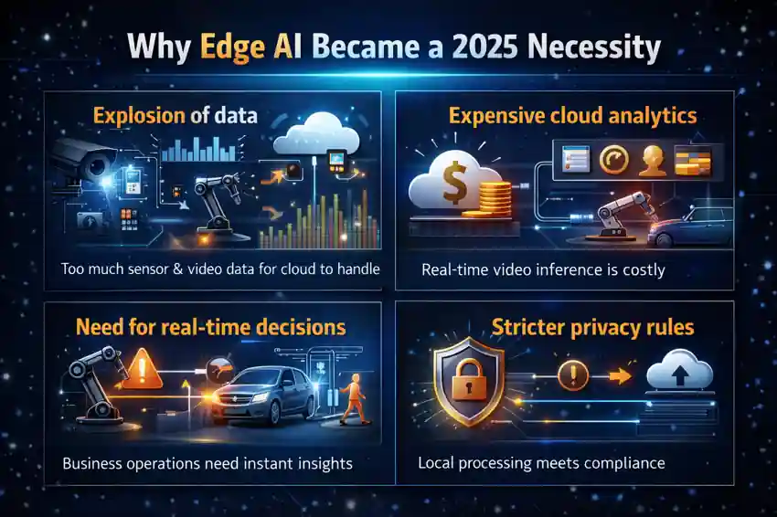 Edge AI : 9 Powerful Trends Driving Real-Time Intelligence 2 Why Edge AI Became a 2025 Necessity