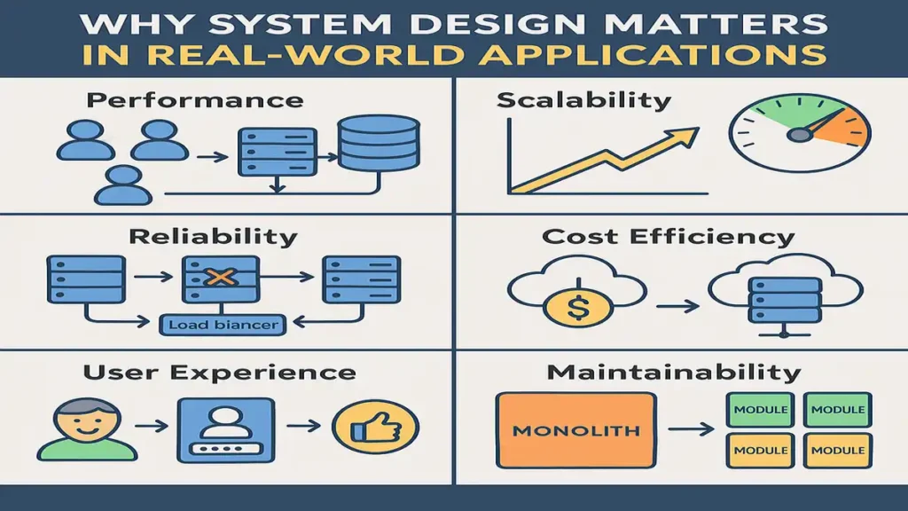 System Design for Beginners: 9 Powerful & Essential Concepts 1 Why System Design Matters in Real-World Applications