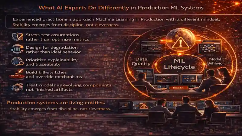 Machine Learning in Production:7 Critical Failures Explained 10 What AI Experts Do Differently in Production ML Systems
