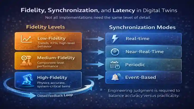 Digital Twin: 17 Powerful Ways Engineering & AI Are Evolving 6 Fidelity, Synchronization, and Latency in Digital Twins