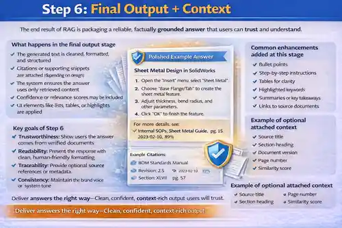 What is RAG? Ultimate 2026 Guide to Retrieval-Augmented AI 6 final output in RAG