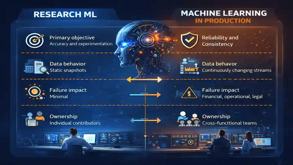 Machine Learning in Production:7 Critical Failures Explained 1 What Machine Learning in Production Really Means in Enterprises