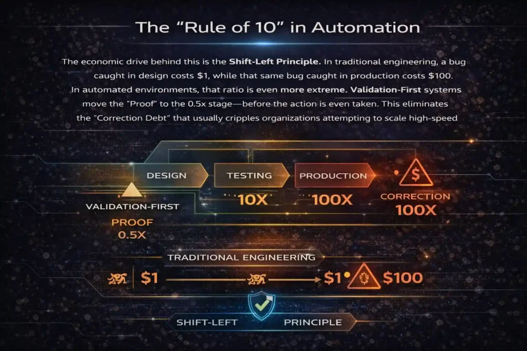 Validation-First Engineering Systems:7 Powerful 2026 Shifts 7 The ‘Rule of 10’ in Automation