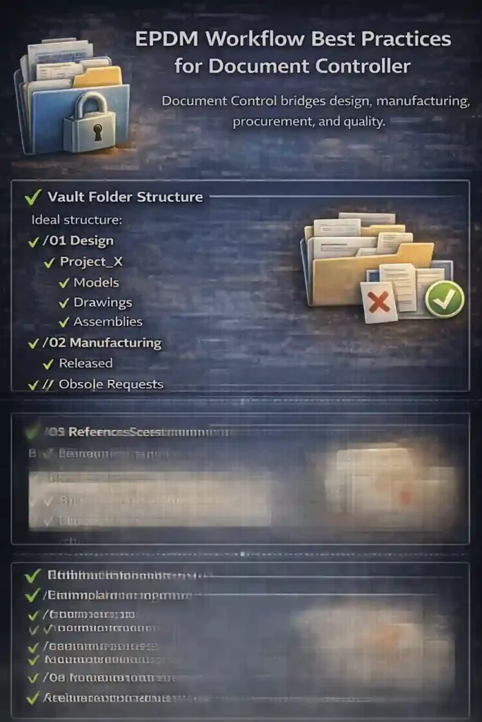 EPDM Workflow Best Practices: 2026 Engineering Guide 6 EPDM Workflow Best Practices for Document Controller