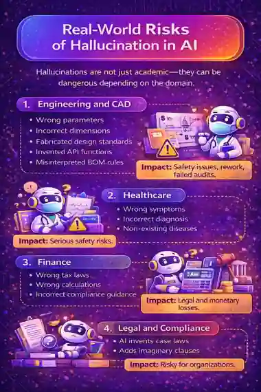 What is a Hallucination in AI? Simple 2026 Explanation 4 Real-World Risks of Hallucination in AI
