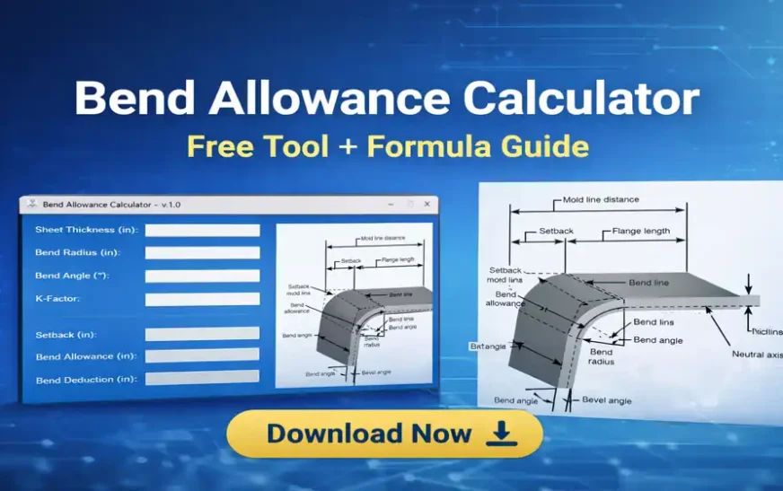 Bend Allowance Calculator: Free Tool + Formula Guide (2026) 1 Bend Allowance Calculator