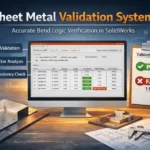 Sheet Metal Validation System: 7 Best Ways to Avoid Errors 4 Sheet Metal Validation System