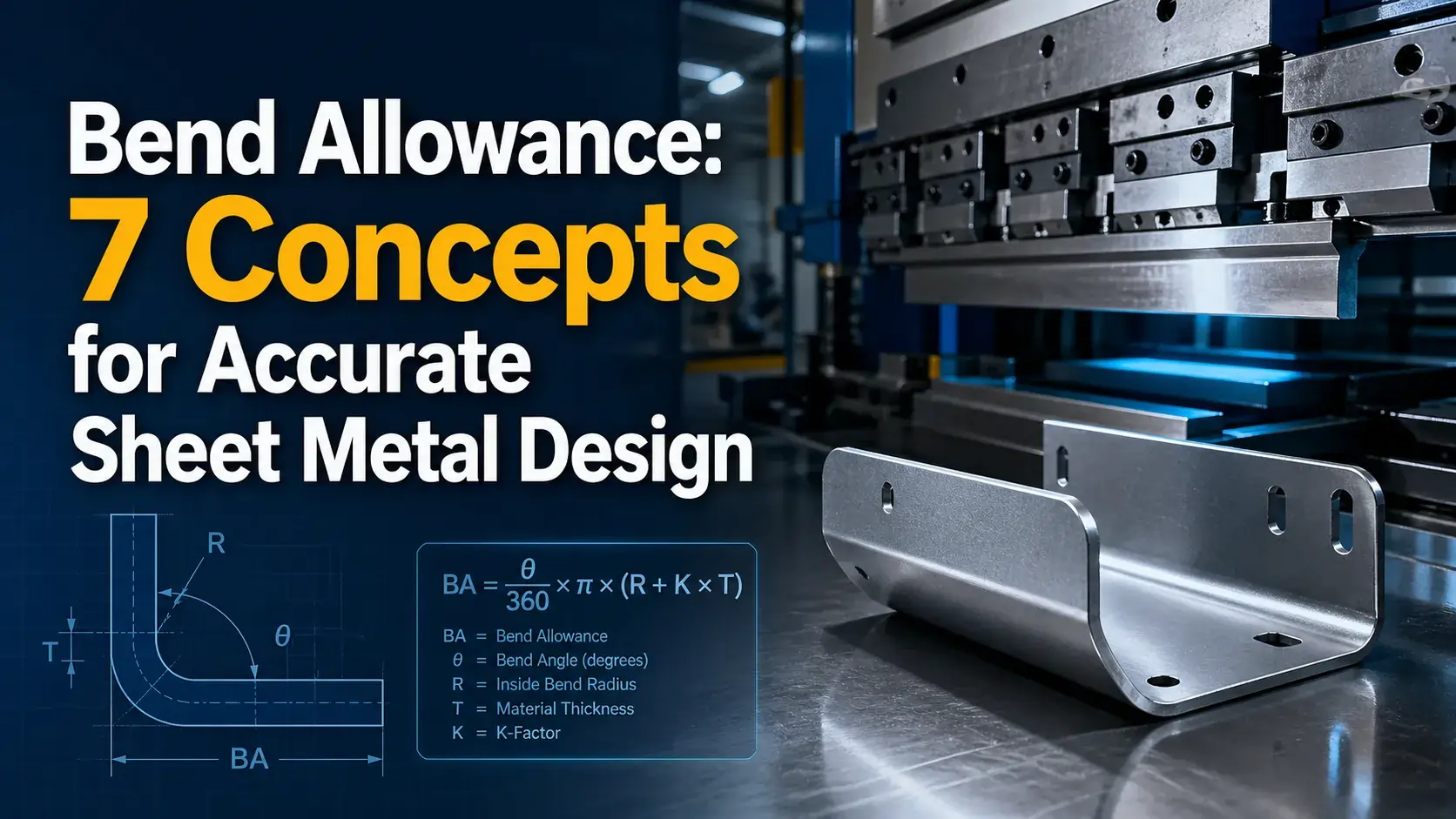 Bend Allowance: 7 Concepts for Accurate Sheet Metal Design
