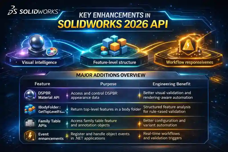 SolidWorks 2026 API: 7 Smart PDM & AI Automation Strategies 1 Key Enhancements in SolidWorks 2026 API