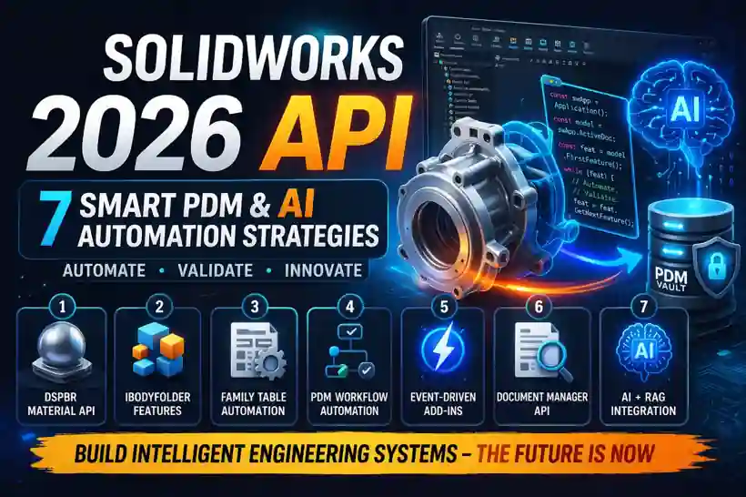 SolidWorks 2026 API: 7 Smart PDM & AI Automation Strategies