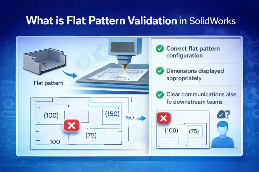 Flat Pattern Validation in SolidWorks: 4 Ways to Fix Errors 1 What is Flat Pattern Validation in SolidWorks