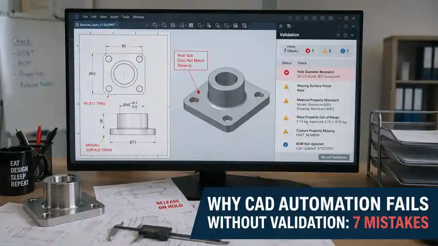 Why CAD Automation Fails Without Validation: 7 Mistakes