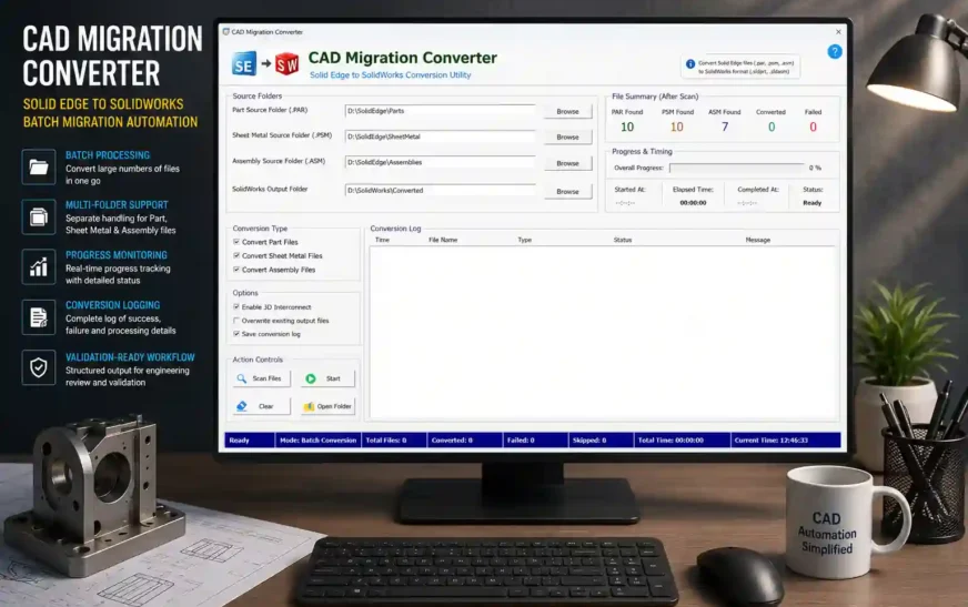 CAD Migration Converter: Solid Edge to SOLIDWORKS 1 CAD Migration Converter