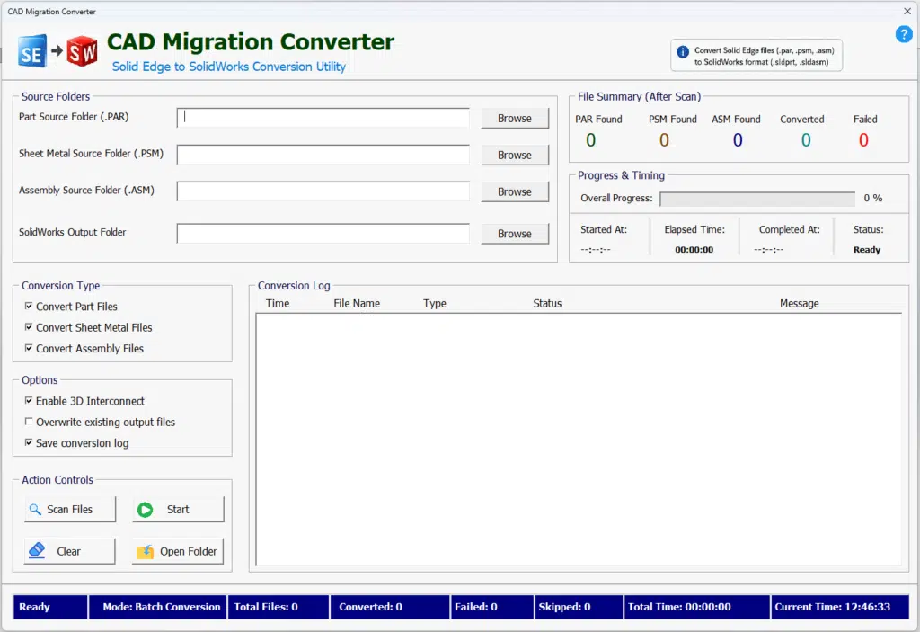 CAD Migration Converter: Solid Edge to SOLIDWORKS 1 Project Overview