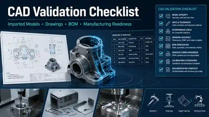 21 Powerful CAD Validation Checklist Steps for Safer Design 1 CAD Validation Checklist